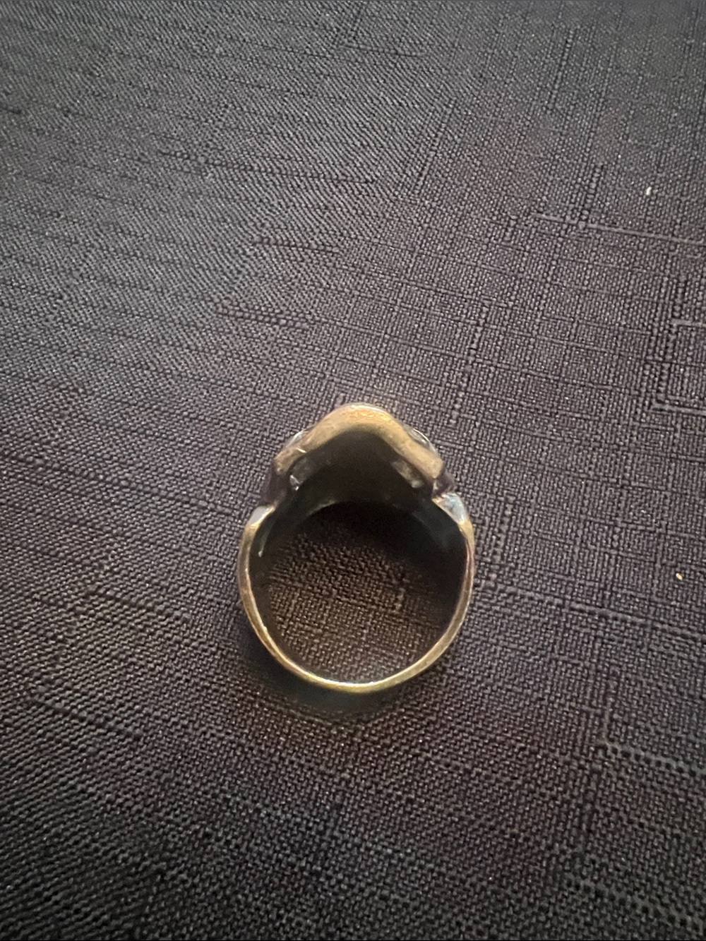 Men's Silver Skull Helmet Ring - Unbranded - Picture 5 of 6